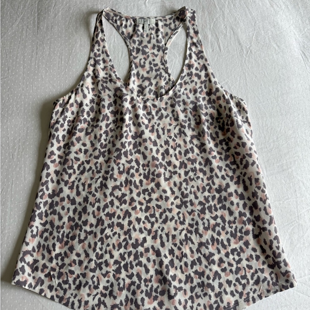 Joie Leopard Print Racerback Top